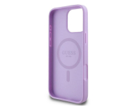 Guess Saffiano Classic Logo do iPhone 16 Pro Max fioletowy - 1278287 - zdjęcie 3